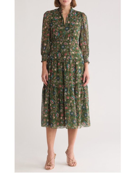 Vince Camuto Dresses & Skirts - Vince Camuto Green Floral Dress